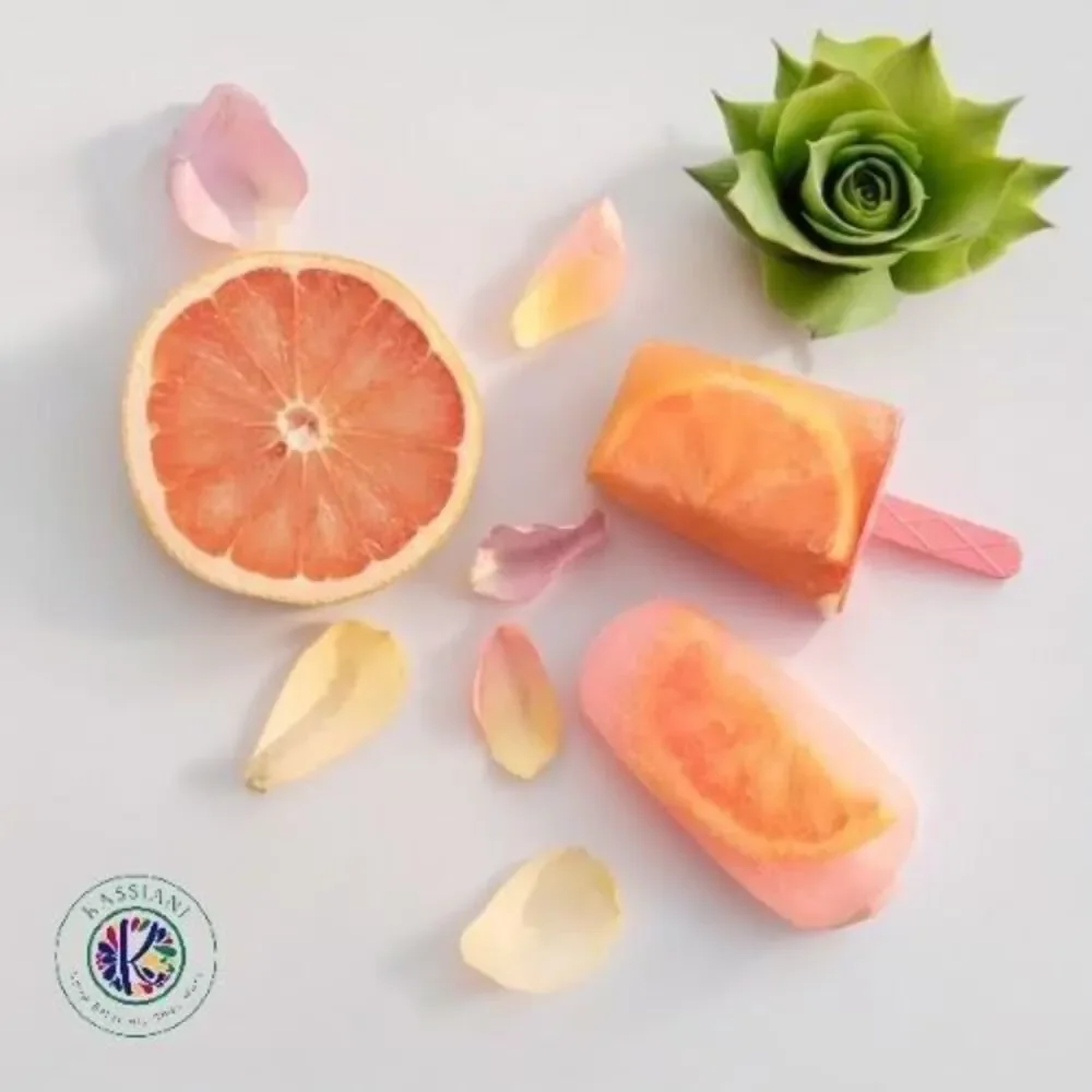 IKEA ÄDELSYREN Scented Pillar Candle Grapefruit & Rose/Mixed Colors 30 hr/3 PACK
